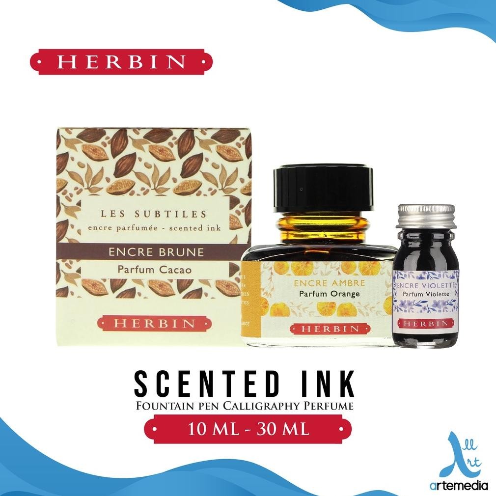 

Herbin Scented Ink Fountain Pen Calligraphy Perfume Tinta Kaligrafi DiM