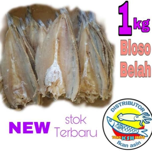

Terlaris! Ikan asin bloso belah-1kg