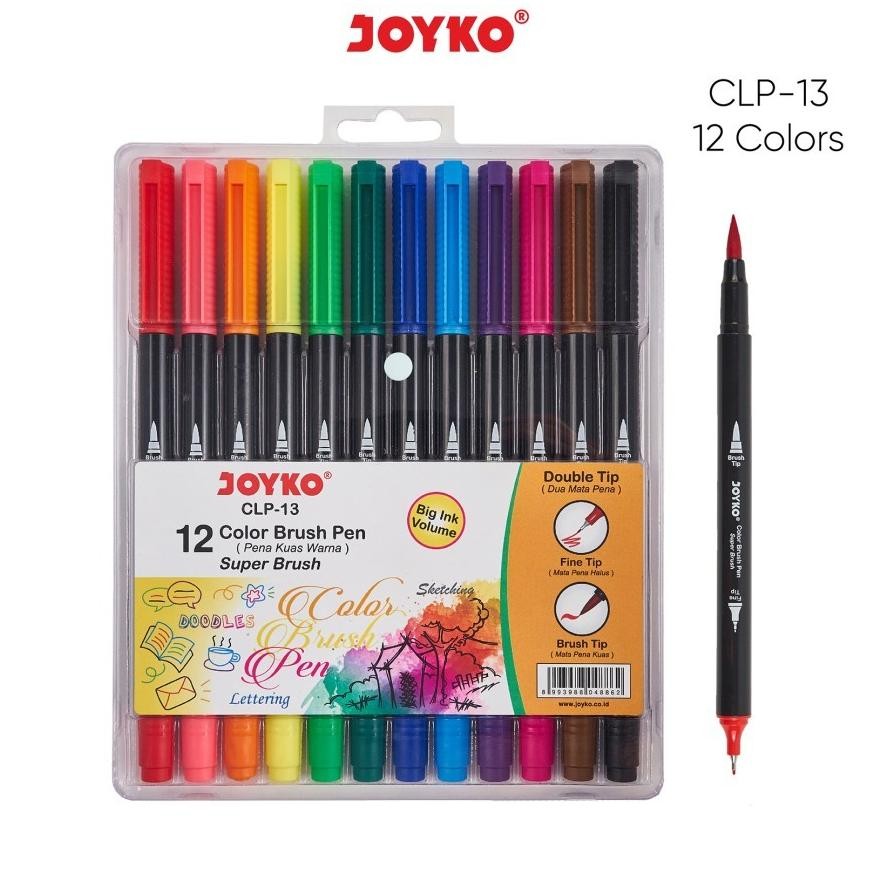 

Joyko Color Brush Pen Pena Kuas Warna CLP-13 DiM