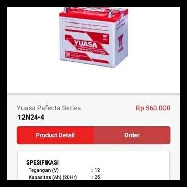 TERBARU AKI ACCU 12N24-3 12N24 UNTUK GENSET DAN LAIN LAIN YUASA 