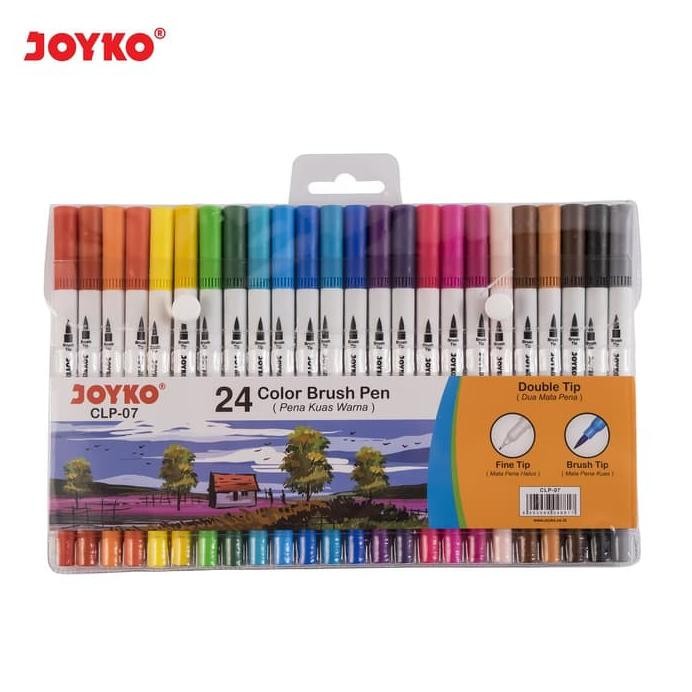 

Color Brush Marker 24 Warna JOYKO CLP-07 DiM