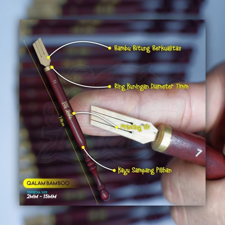 

Qalam Bamboo / Kalam Kaligrafi / Kalam Bambu / Pena Kaligrafi / Kalam Khat / Pena Khat DiM