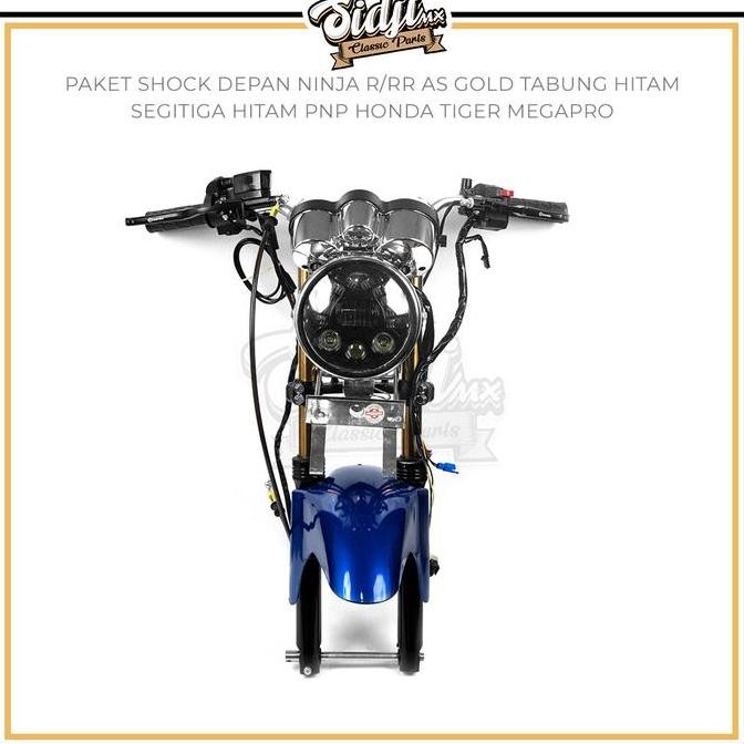 PAKET FULL SET DEPAN PNP CB GL MEGAPRO TIGER VERZA | HEADLAMP + STANG + SHOCK NINJA PNP HONDA