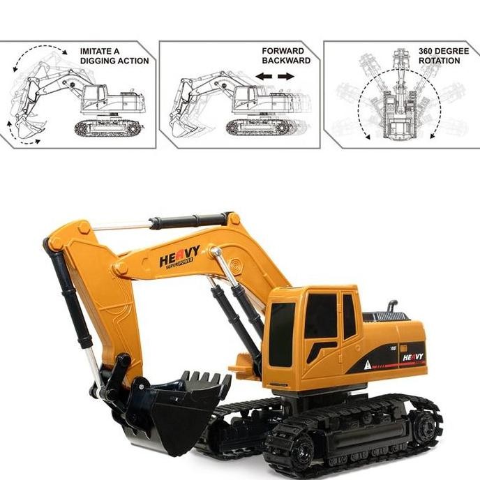 Mainan RC Truk Excavator 6811L - Remote Control Beko murah