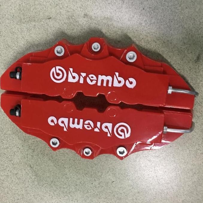 Cover Rem Mobil Brembo Warna Merah Ukuran Medium Universal