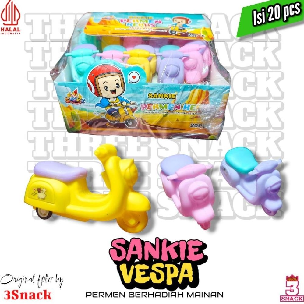 

Sankie Vespa Permen Berhadiah Mainan Isi 12 Pcs