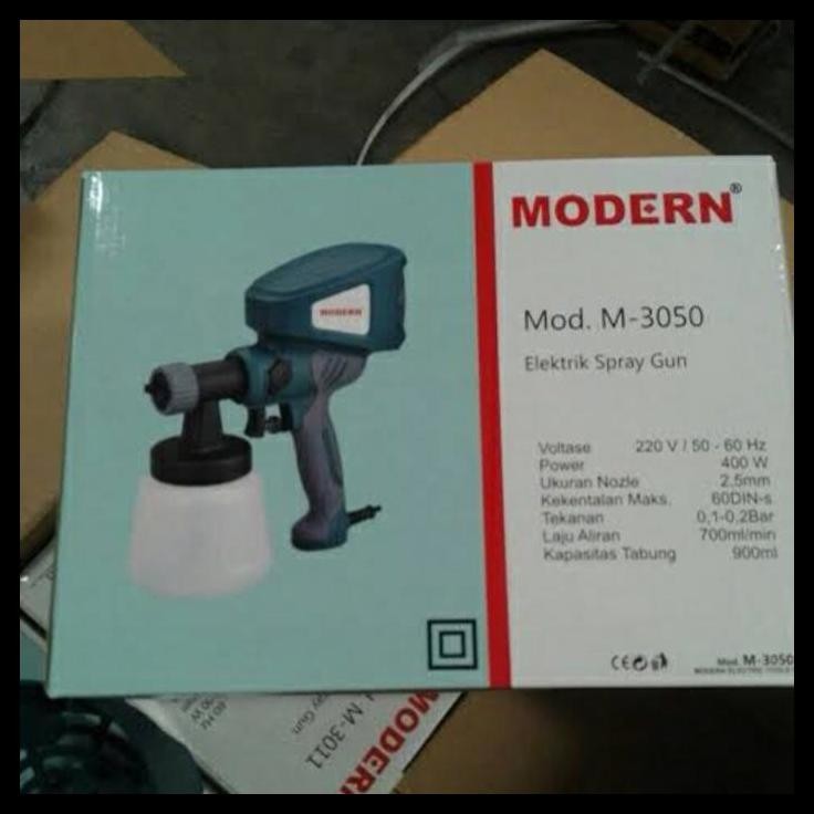 TERBARU ELEKTRIK SPRAY GUN MODERN M3050 / SPRAY GUN MODERN M 3050