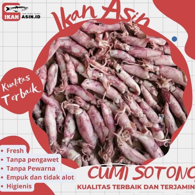 

Ikan Asin Cumi Sotong 1kg 500gr 250gr 100gr