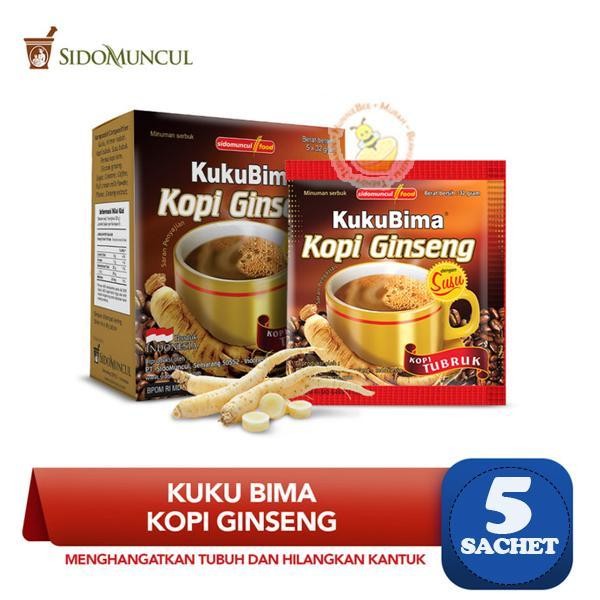 

Kopi Ginseng Kuku Bima 5 Dan 10 Sachet Minuman Hangat Menyegarkan