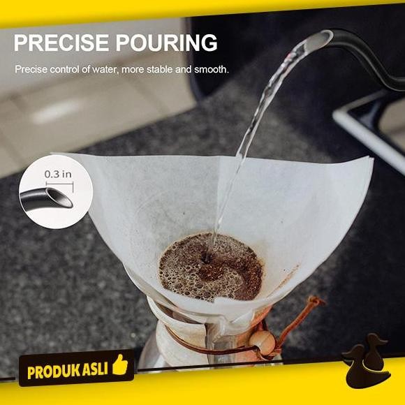 Gooseneck Electric Kettle Teko Listrik Ketel Pemanas Air Leher Angsa