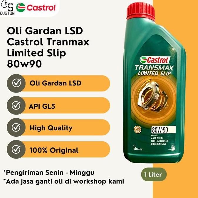 baru Oli Gardan Castrol Transmax Limited Slip Oil LSD 1 Liter