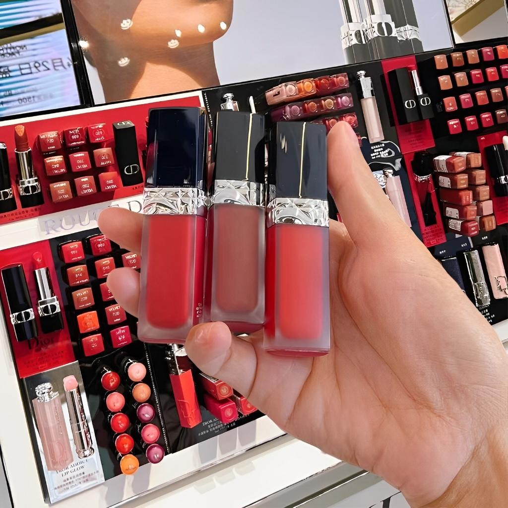 Dior Rouge Dior Forever Liquid Lipstick Transfer Proof Matte Liquid Lipstik Weightless Long Wear 6Ml