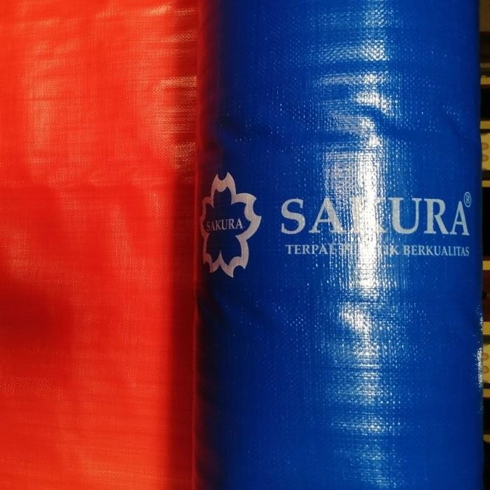 Terpal A12 Sakura 4X6 Meter | Terpal 4X6 M Merk Sakura A12 (Bahan 2 Meter) Termurah Best Quality 100