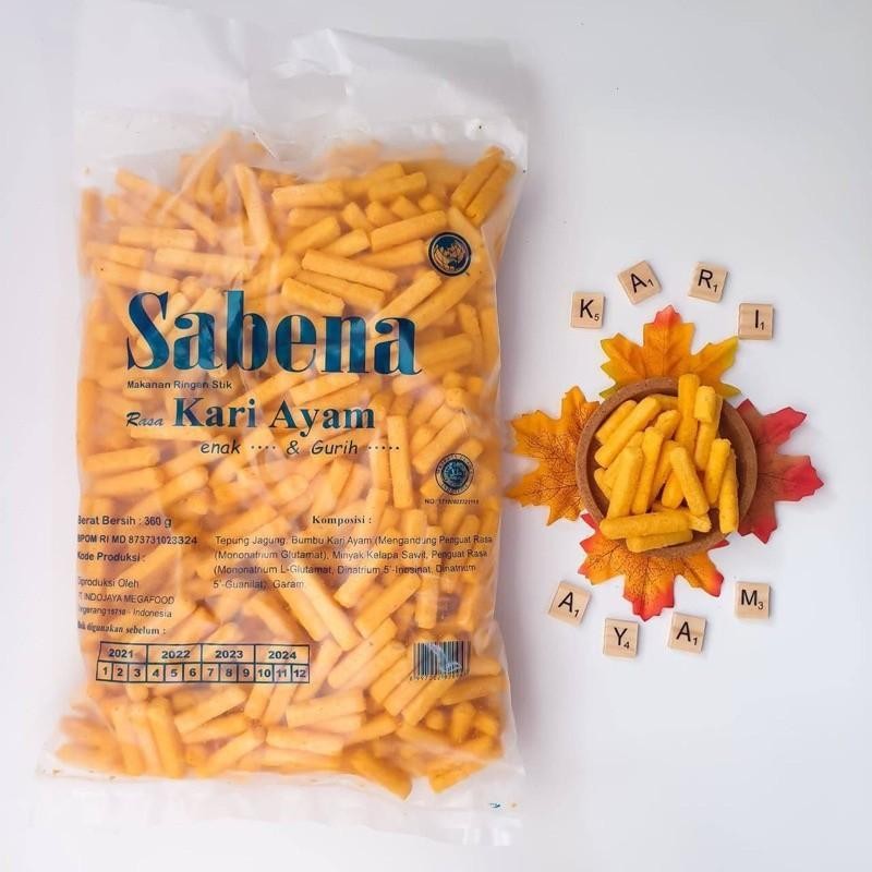 

RKM SABENA STIK 340g / ANEKA RASA KEJU BALADO SAPI PANGGANG JAGUNG BAKAR CEMILAN JAJANAN / KERIPIK SABENA STIK BALADO ZHARAZUSTORE