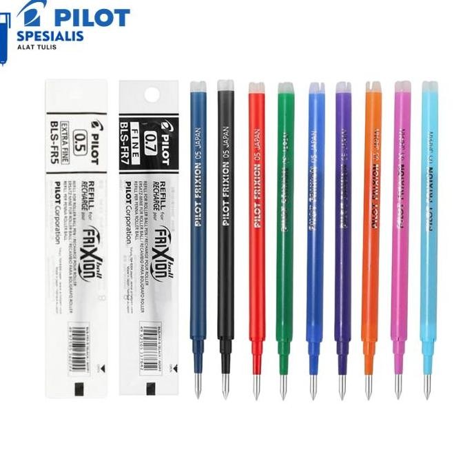 

Refill PILOT FRIXION 0.5 & 0.7 ISI ULANG PULPEN FRIXION warna warni murah