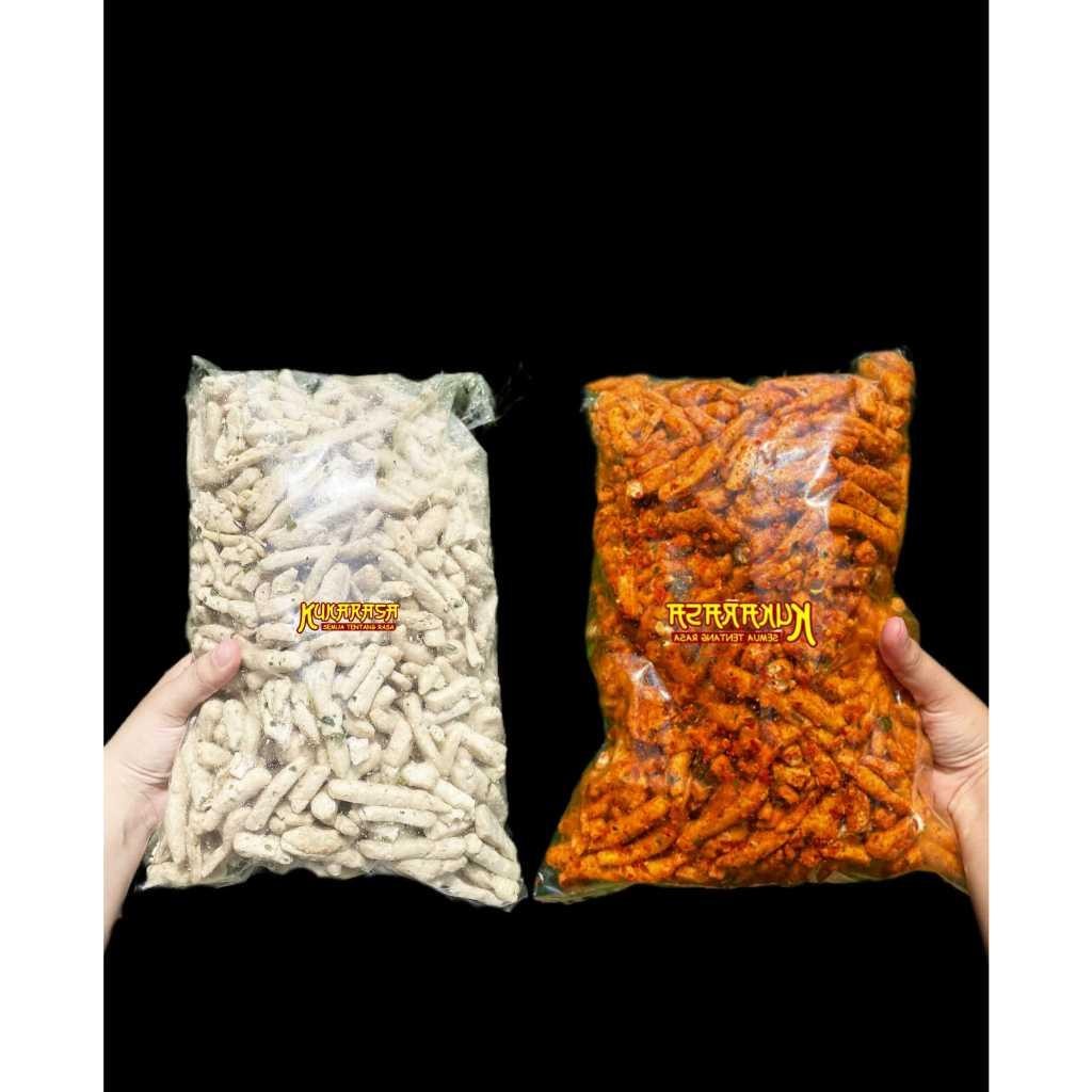 

LM kukarasa snack - PAKET HEMAT 500gram basreng pedas + 0riginal 500 gram