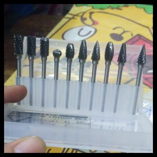 HOT DEAL MATA BOR ROTARI TUNER 1 SET ISI 10