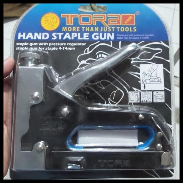 

GRATIS ONGKIR STAPLE GUN TACKER / STAPLER / STAPLES TEMBAK PLASTIK MERK TORA !!!!