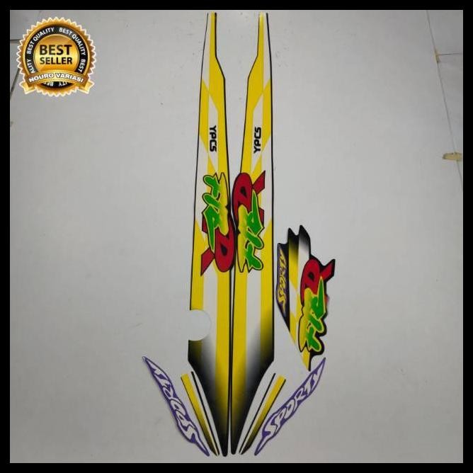 TERMURAH (ORI) STRIPING YAMAHA FIZ R 1995 1996  HITAM KUNING KUALITAS ORIGINAL 