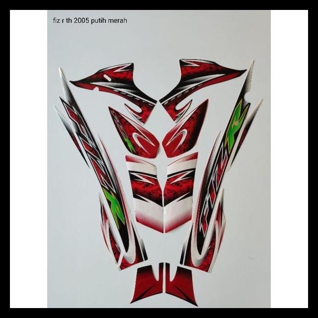 GRATIS ONGKIR (ORI) STRIPING ORI YAMAHA FIZ R TH 2005PUTIH MERAH KUALITAS ORIGINAL !!!!!!