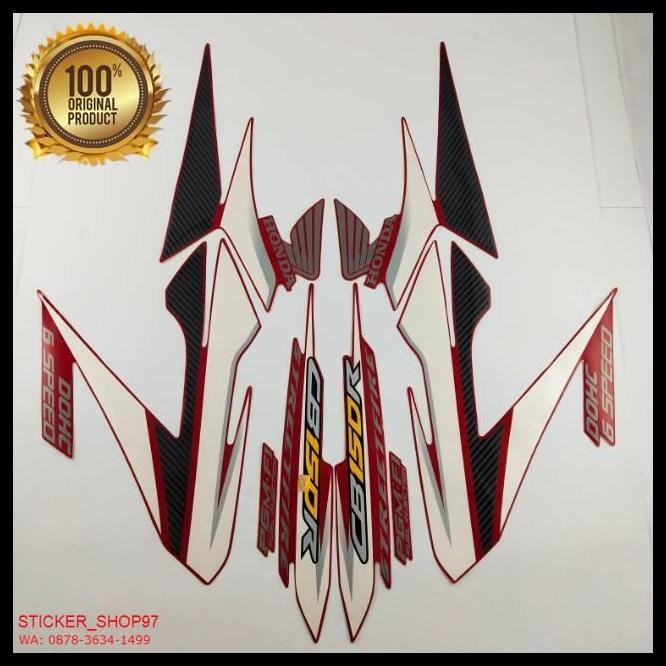 TERMURAH (ORI) STRIPING HONDA CB150R CB 150 R 2014 MERAH KUALITAS ORIGINAL