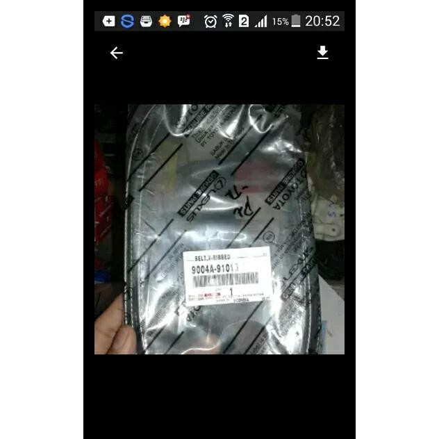 TERBARU TALI KIPAS FAN BELT VAN BELT ASLI RUSH TERIOS AVANZA 1500CC LAMA 