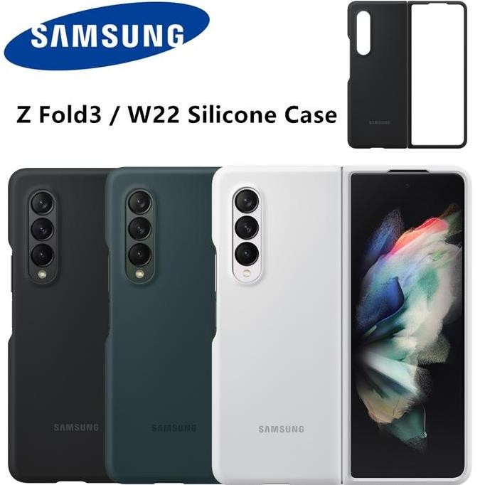 TERBARU - Case Untuk Samsung Galaxy Z Fold 3 Z Fold3 Silicone Full Cover Soft