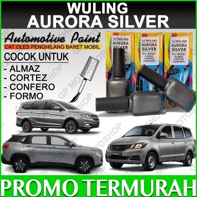 Penghilang Baret Mobil Cat Oles Wuling Aurora Silver Metallic Almaz