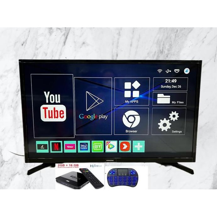 TERLARIS - SAMSUNG LED DIGITAL TV Smart Android Box Ram 2GB [32 Inch]