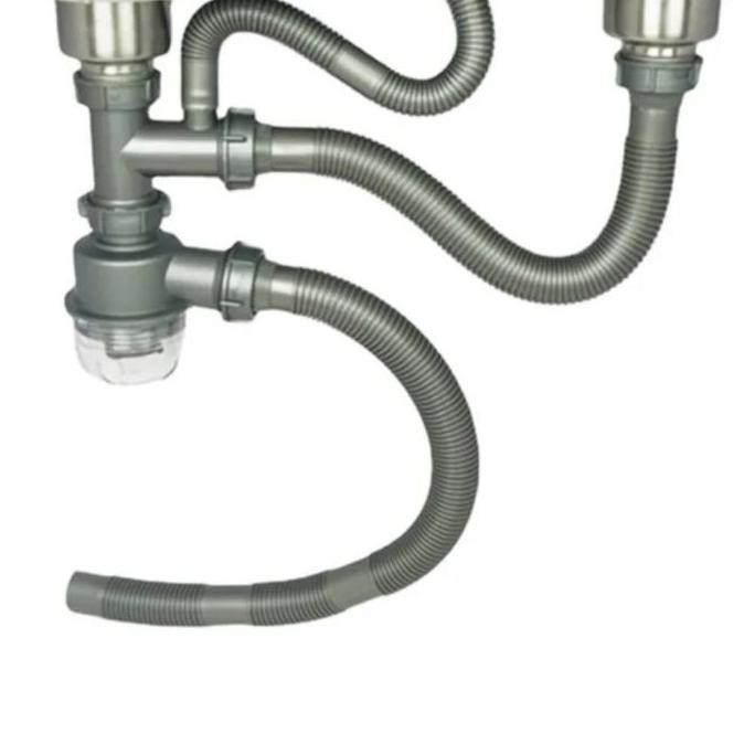 PAKET LENGKAP AFUR SELANG BAK CUCI PIRING 2 LUBANG AFUR SINK 2 LUBANG