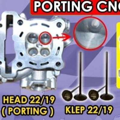 Head Nmax Albronze + Porting CNC + Klep