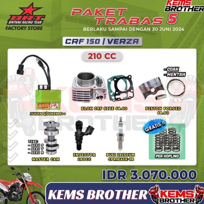 PAKET BRT CRF 210CC