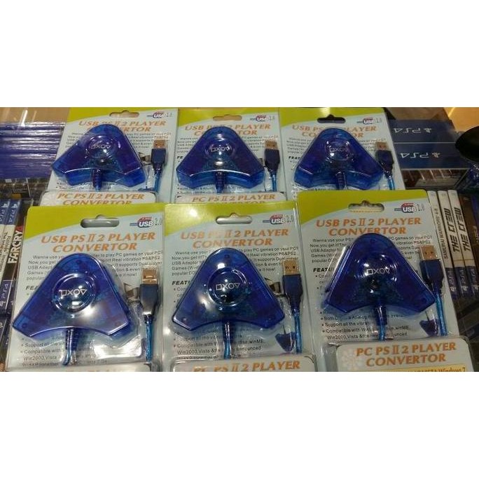 Converter/sambungan usb stik ps2-ps3/pc/laptop