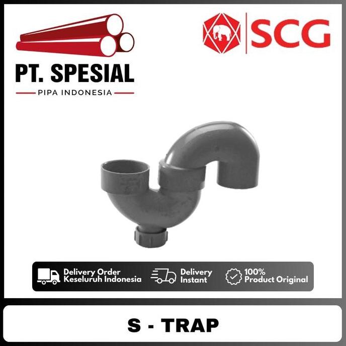 S-Trap 2 Inch Pvc Scg Fitting Pipa Pvc D Scg - 02