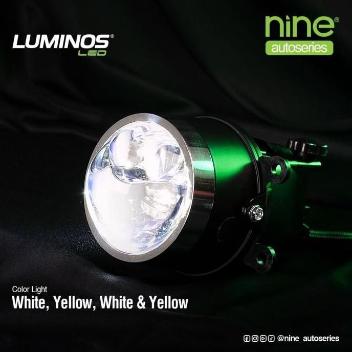 T-Projektor Bi LED Foglamp Luximos PF1 BiLed 3 Warna 3 inch Low Beam Hi Beam Lampu Tembak Mobil