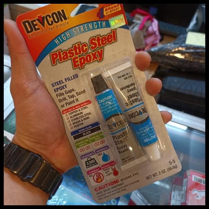 TERBARU LEM BESI DEVCON - PLASTIK STEEL EPOXY DEVCON