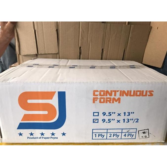 

TERBARU - Kertas Continuous Form SJ 9.5 x 13/2 4 ply