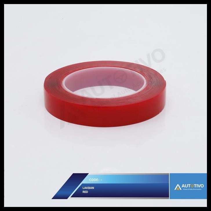 

TERMURAH DOUBLE TAPE RED CLEAR 20MM !!