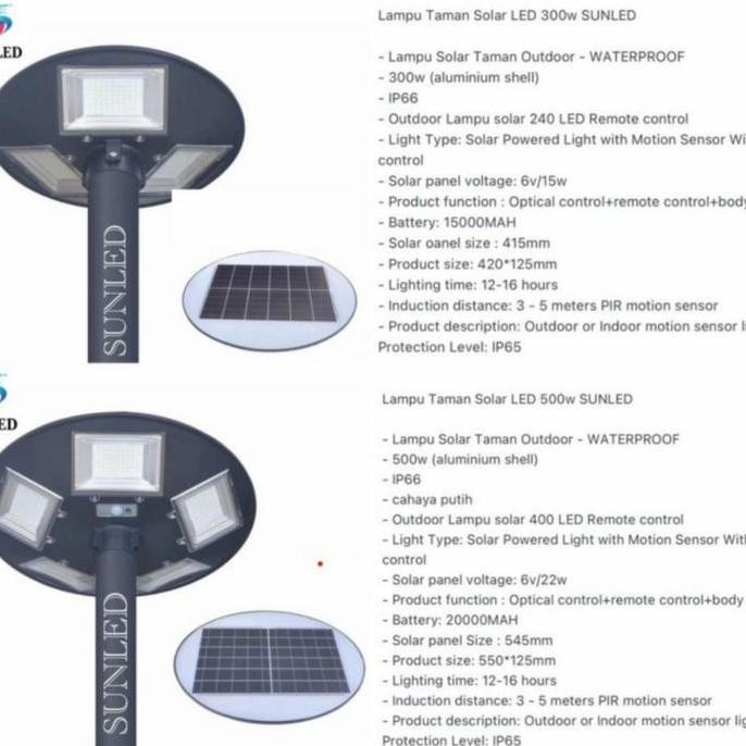 lampu taman solar 500 watt 500w lampu jalan panel surya 500 watt murah
