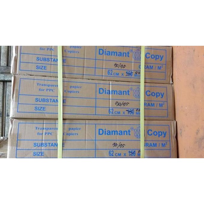 

BEBAS ONGKIR - Kertas Kalkir A1 90/95Gr 100M Diamant