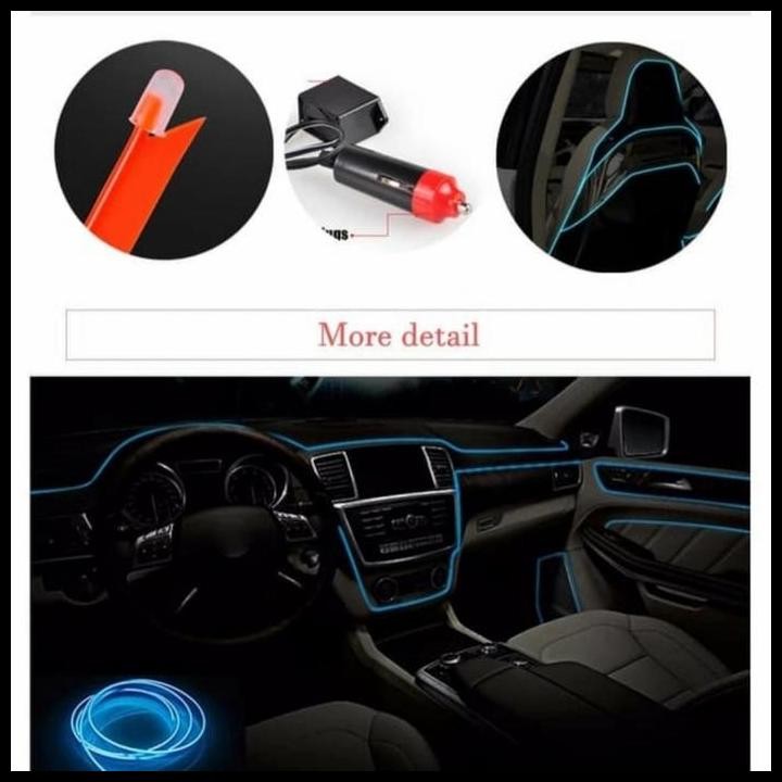 TERMURAH LAMPU INTERIOR DEKORASI MOBIL LED NEON 3 METER AVANZA / VELOZ 2019 