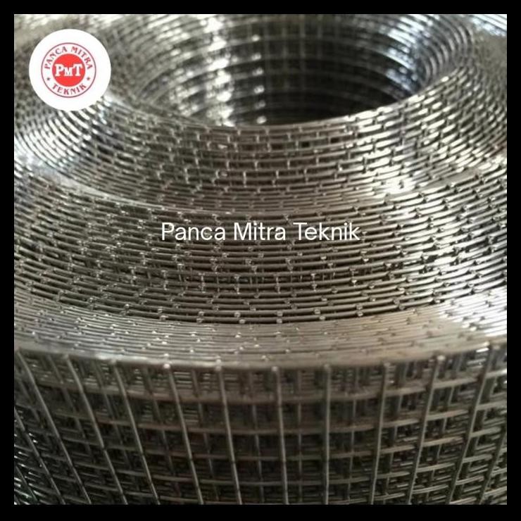 TERBARU WIREMESH 12MM X 12MM TEBAL 1.5MM / KAWAT LOKET SS304 MODEL LAS METERAN 