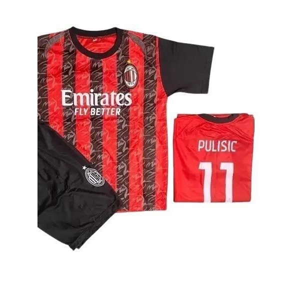 SETELAN BAJU BOLA ANAK AC MILAN 6-15 TAHUN TERMURAH DAN TERBARU FAHSION OUTDOR SPORT - AC MILAN MERA