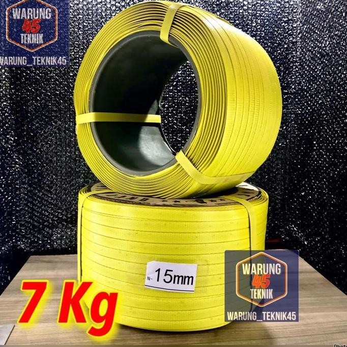 

Tali Straping strapping band plastik 15mm tali packing klam-klem 7Kg murah