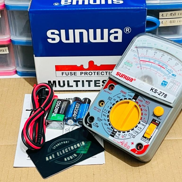 Premium (Ready) Multitester Analog Sunwa Ks-268 Ks-278 Ks-238 Multitester Original Sunwa
