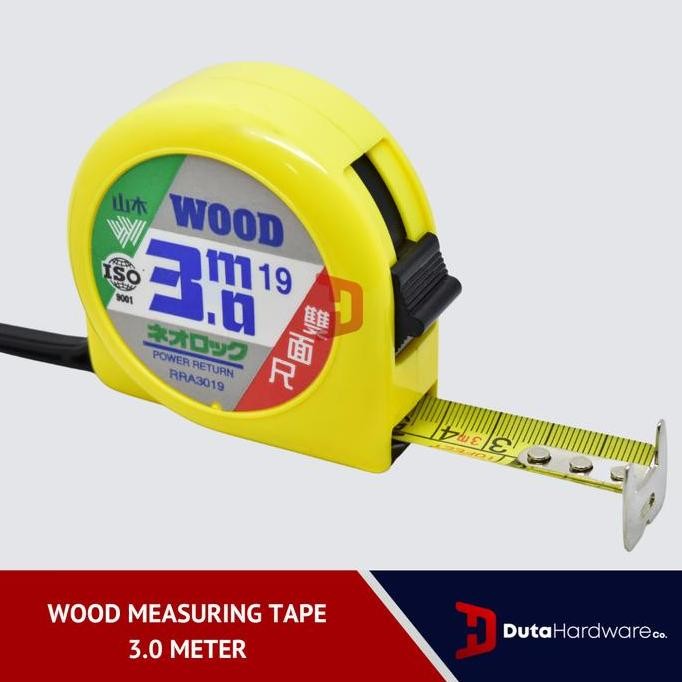 new  Wood 3.0 M - Meteran Wood 3 Meter