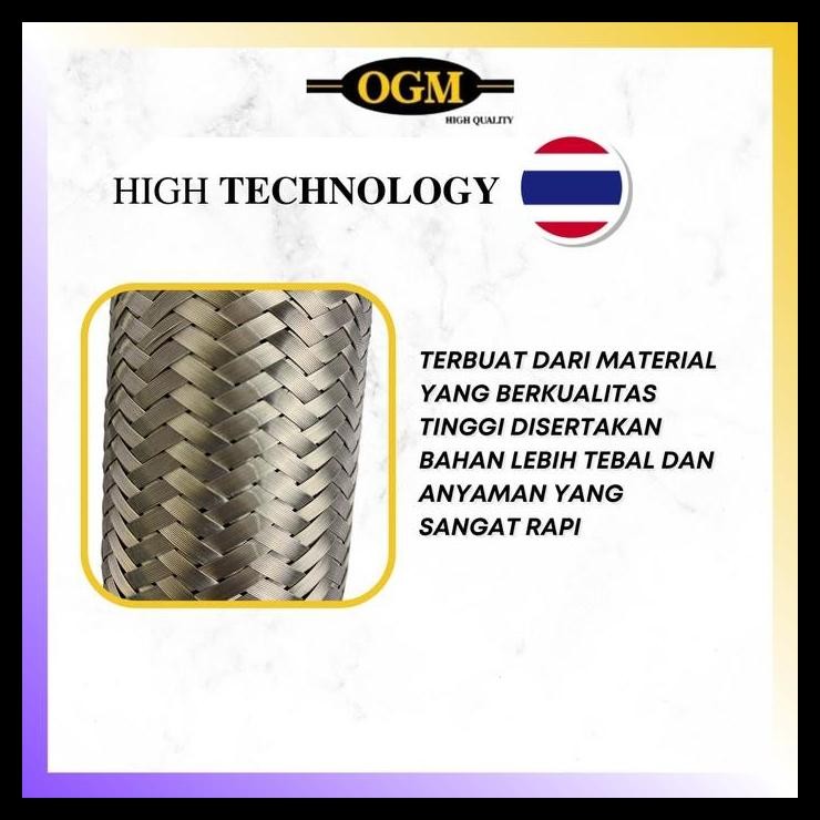 GRATIS ONGKIR OGM - FLEKSIBEL FLEXIBLE KNALPOT MOBIL HONDA CITY Z SUPER TEBAL 