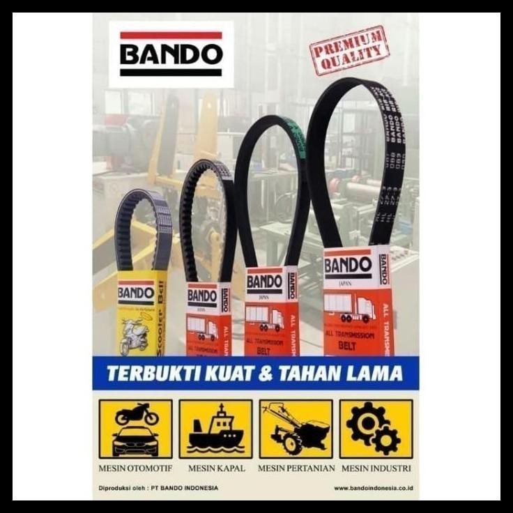 GRATIS ONGKIR SCOOTER BELT TALI KIPAS FAN V BELT MIO M3 + ROLLER BANDO ASLI 