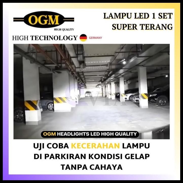 DISKON OGM -2 SET LED VIOS NEW GEN 3 2013-ON HEADLAMP FOGLAMP SUPER TERANG 