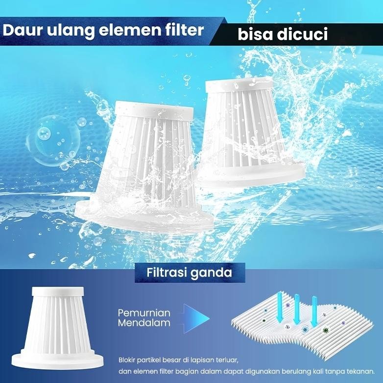 ready PHILIPS 8 IN 1 Vacuum Cleaner 998000Pa Vacuum Cleaner Portable Alat Penyedot Debu Serbaguna Mo